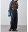 【WEB限定】シアービエラチェックフロントシャーリングシャツ