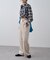 【WEB限定】シアービエラチェックフロントシャーリングシャツ