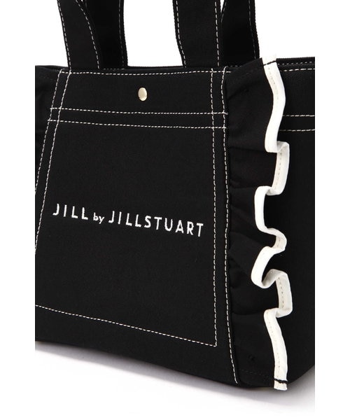 JILL BY JILLSTUART フレームフリルトート小 ブラック ジルバイジルスチュアート JILL by JILLSTUART フレームフリル