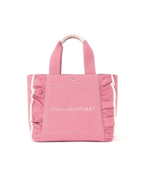 JILTU petit frill tote bag ホワイトピンク M ジルチュ JILTU フリル