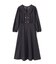 スカーフ付トレンチ風ワンピース