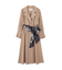 スカーフ付きドレストレンチコート