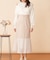 シフォン切替マーメイドスカート