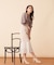 シフォン切替マーメイドスカート