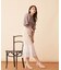 シフォン切替マーメイドスカート