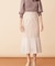 シフォン切替マーメイドスカート