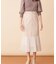 シフォン切替マーメイドスカート