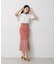 シフォン切替マーメイドスカート