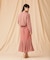 シフォン切替マーメイドスカート