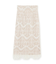 パネルレースペンシルスカート