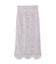 パネルレースペンシルスカート