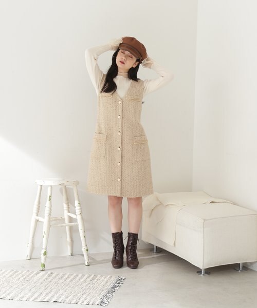 ミックスツイード ジレワンピース｜ジルバイジルスチュアートの通販