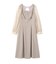 シアースリーブドッキングワンピース