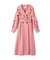 ケープフリルトレンチコート WEB限定カラー：ブライトコーラル