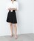 タックプリーツミニスカート
