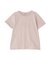 シシュウロゴTシャツ　WEB限定カラー：バイカラー　ラベンダー