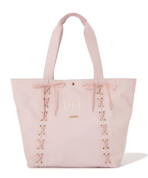 JILL BY JILLSTUART レースプリントスモールトートバッグ レースアップトートバッグ|ジルバイジルスチュアートの通販