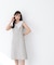 シアーカラーツイードワンピース