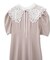 レースカラーカットソーワンピース