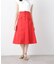 フロントボタンセミフレアスカート