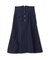 フロントボタンセミフレアスカート