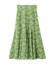 ラインフラワープリントスカート