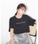 ショートボリュームロゴTシャツ