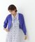クリスタルボタンニットカーディガン