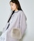 ポケットフェイクファーノーカラーコート