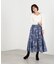 トワルドジュイローズプリント　スカート