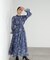 トワルドジュイローズプリント　ワンピース