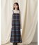 オリジナルタータンチェックワンピース