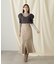 フロントジップマーメイドスカート