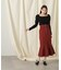フロントジップマーメイドスカート