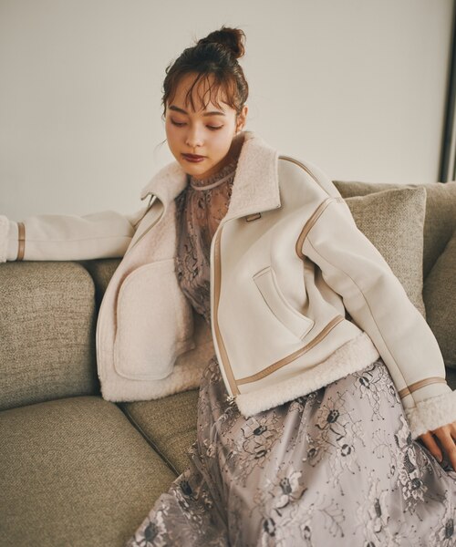 フェイクムートンフライトジャケット｜ジルバイジルスチュアートの通販