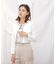 ◇ロゴジャガードビスチェアンサンブル　WEB限定カラー：ピンク