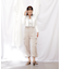 ◇ロゴジャガードビスチェアンサンブル　WEB限定カラー：ピンク