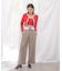 ◇ロゴジャガードビスチェアンサンブル　WEB限定カラー：ピンク