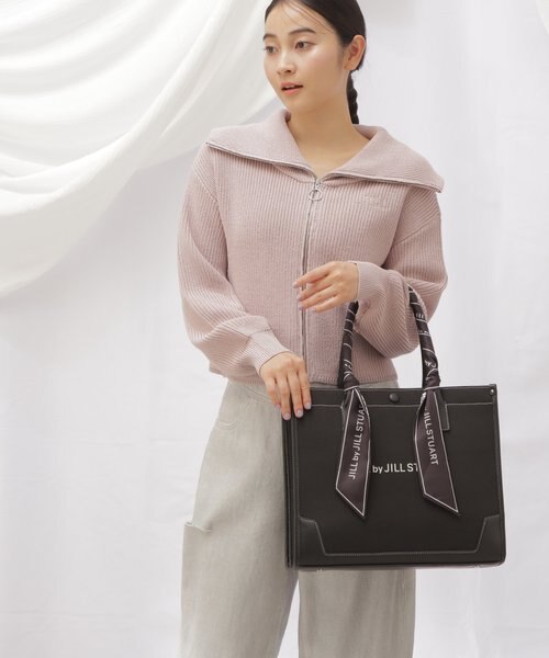 【JILL BY JILLSTUART】Link J スカーフトートバッグ 大 ◇Link J スカーフトートバッグ 大｜ジルバイジルスチュアートの