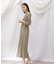 ◇ビッグフラワーシャーリングワンピース　WEB限定カラー：レッド