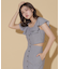 リネンライククロップドブラウス　WEB限定カラー:ブルー
