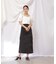 ギャザーディテールカーゴスカート
