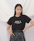 オーガニック刺繍ロゴTシャツ　