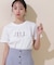 オーガニック刺繍ロゴTシャツ　