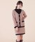 ◆ロングカーデ×ミニスカート　セットアップ