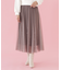 ボリュームフレアパールチュールスカート