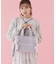 シャギーフリルトート小　WEB限定
