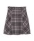 オリジナルミックスツィードチェック　ミニスカート