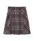オリジナルミックスツィードチェック　ミニスカート