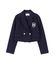 エンブレムブローチ付きジャケット